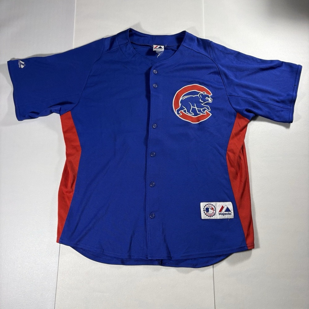 Vintage Majestic Chicago Cubs Starlin Castro #13 MLB Baseball Jersey Stitched